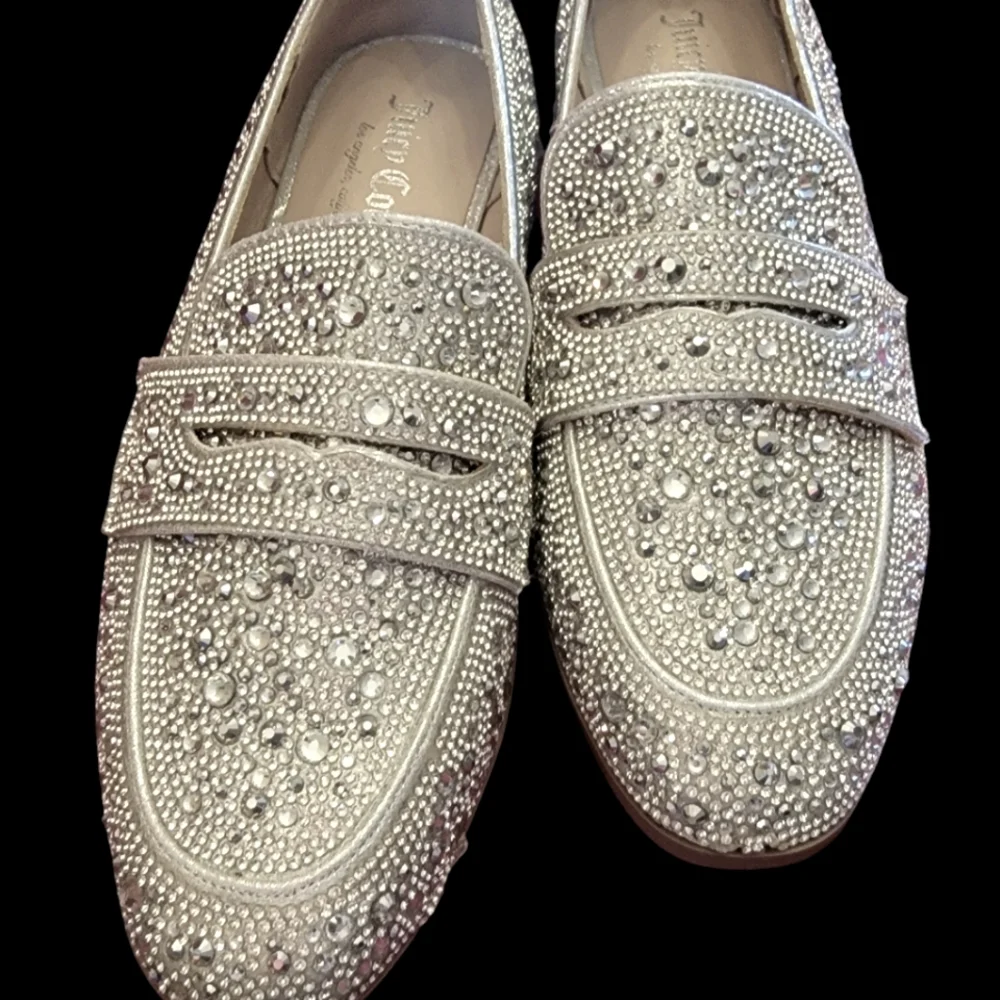 Juicy Couture Caviar Rhinestone Loafers-NWT-9 - Picture 2 of 7